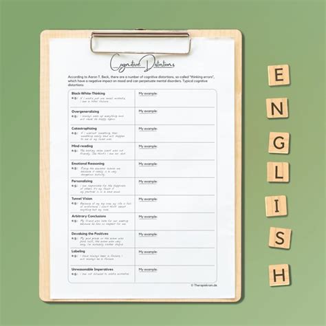 Image result for Identifying Cognitive Distortions Worksheet