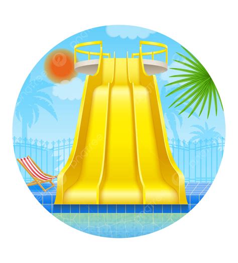 Water Slide Clip Art
