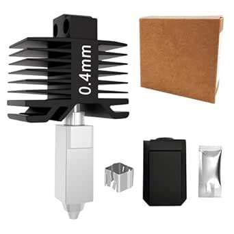 HIKUDIY 0.4mm Hardened Steel Hotend Nozzle Kit for Bambu Lab P1P P1S X1 ...