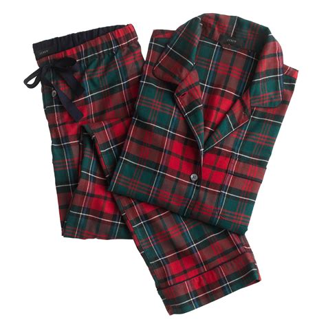 J.Crew | Pajama set in plaid flannel | Lounge wear, Clothes, Pajama set