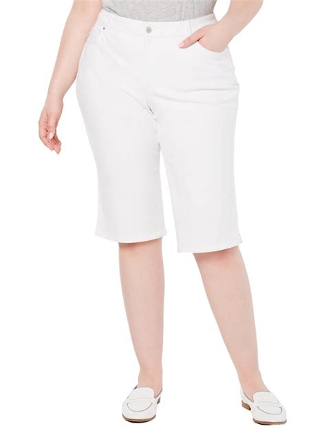 CHARTER CLUB Womens White Capri Pants Plus Size: 24W - Walmart.com