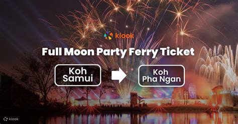 Full Moon Party transfer Koh Samui to Koh Phanga - Klook India