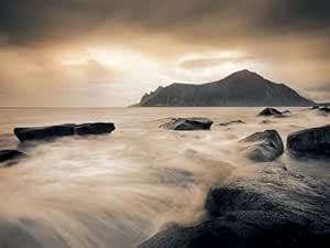 Karmakara Sepia Sea, Lofoten Islands by Stridsberg, Andreas - Fine Art ...