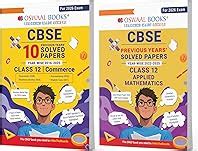 Amazon.in: Oswaal Books: 10 Years Solved Papers Class 12 (For 2026 Exam)