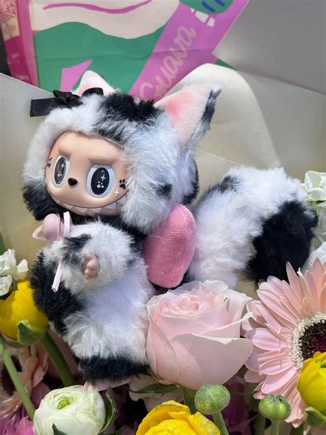 Mermaid Labubu Custom Plush – Blue & Pink Artist Redesign from ...