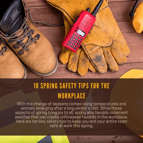 Spring Safety Tips For Work at Hayley Matters blog