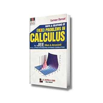 Buy Hints & Solutions Of GRB Problems In Calculus For JEE (Main ...