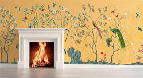 Birds Chirping Garden Wallpaper – Myindianthings