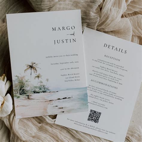 Island Destination Wedding Invitation | Zazzle | Destination wedding ...