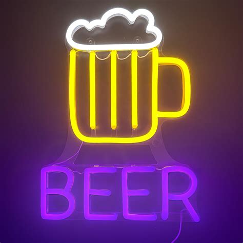 Amazon.com : Miller Lite Neon Light Sign Lighted Beer Signs LED Neon ...