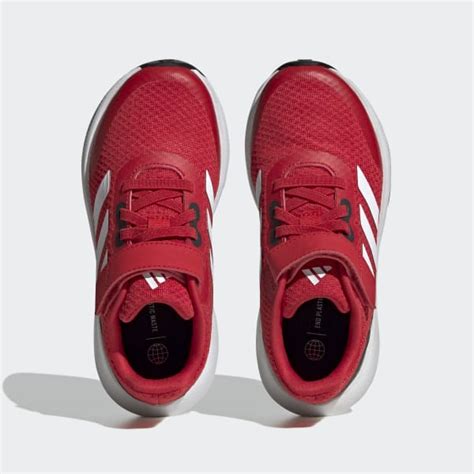 adidas RunFalcon 3.0 Elastic Lace Top Strap Shoes - Red | adidas India