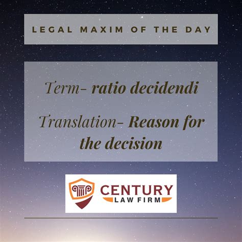 Ratio Decidendi - Legal Maxim Meaning and Explanation