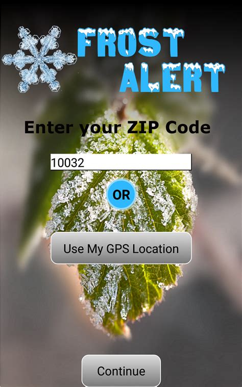 Frost Alert - App on Amazon Appstore