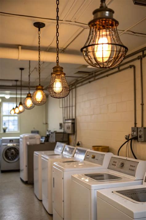 16+ Stunning Laundry Room Light Fixture Ideas