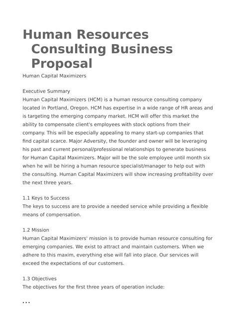Free Printable Consulting Proposal Templates [Word & PDF]