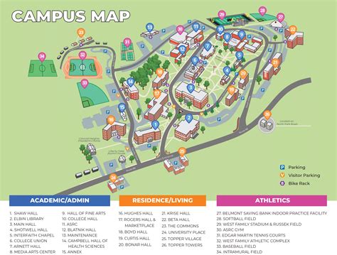 Virginia State University Campus Map