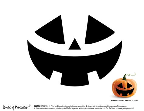 Easy Printable Easy Pumpkin Carving Templates
