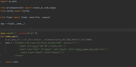 Image result for QR Code Generator Using Flask Application