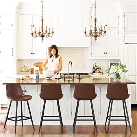 Cozyman Armless Bar Stools, 26, Upholstered Bar Stool with India | Ubuy