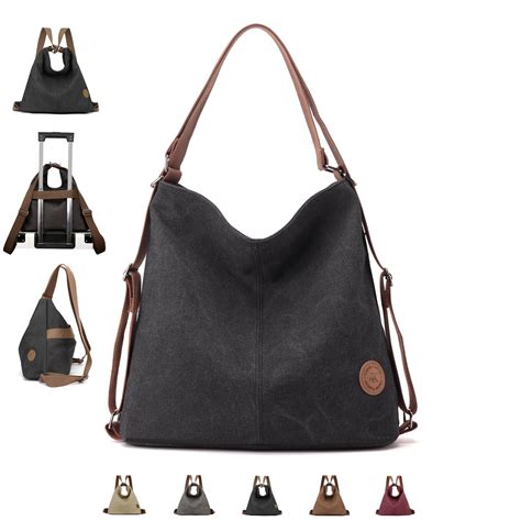 Buy DUOL COOS Large Tote Bag Convertible Backpack Purse for Women with ...