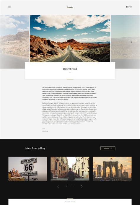 Travel blog website