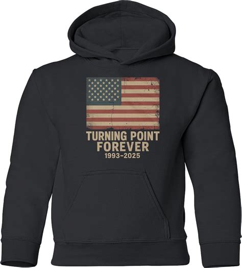 Amazon.com: Turning Point Forever - Charlie Kirk Memorial Tribute Youth ...