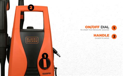 beyond by Black+Decker PW1450TD 1400Watt 105 Bar, 7.1 L/Min Flow Rate ...