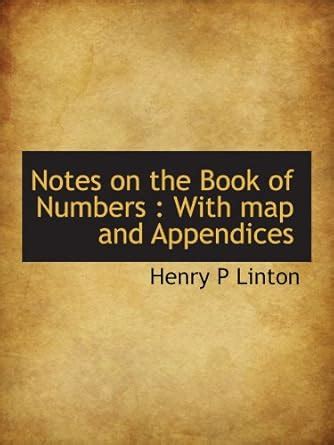 Notes on the Book of Numbers : With map and Appendices : Amazon.in: Books