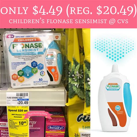 Only $4.49 (Regular $20.49) Children's Flonase Sensimist @ CVS - Deal Hunting Babe