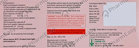 Alphacept D 8mg Combi Kit Strip Of 20 Capsules: Uses, Side Effects ...