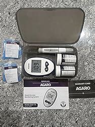 AGARO Glucometer, Blood Glucose Monitoring System with 50pcs Strips ...