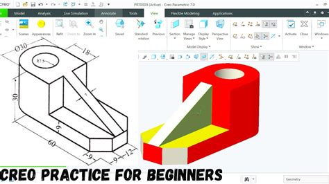 Image result for Creo Parametric 3D Modeling Tutorial