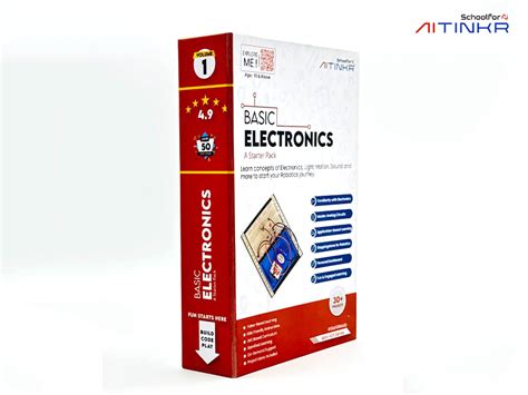 Buy AITinkr’s Basic Electronics Kit for Kids 10+ & Beginners | 30+ STEM ...