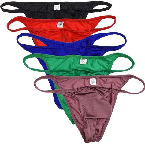 Buy JAXFSTK Men's Cheeky Briefs Underwear Contest Posing Trunks ...