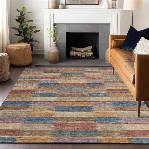 Addison Rugs Chantille ACN1628BG 5 x 7 (ft) Loomed Beige Rectangular ...