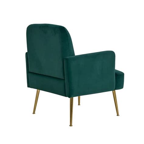 Buy Regal Gold Legs Velvet Accent Chair Green - Sofa at Best Price ...