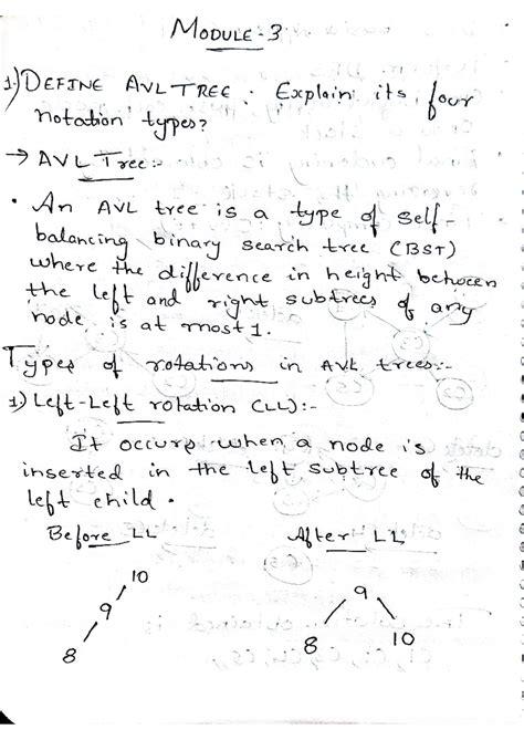 Ada Mod 3 - AVL Trees, Heaps, and Algorithms for Exams - Studocu