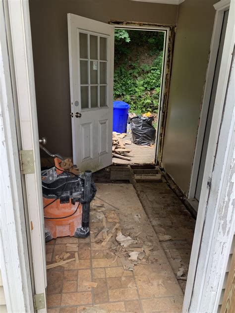 Sunporch floor repair : r/Flooring