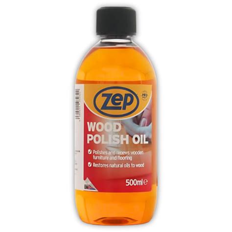 Zep Wood Polish Oil - 500ml orange-scented furniture polish, wood oil ...