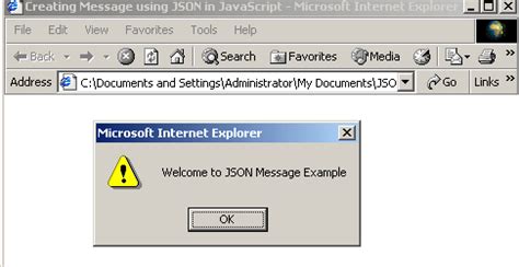 Image result for Example of a JSON Message