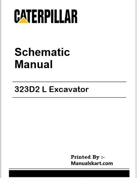 Caterpillar 323D2 L Excavator Pdf Schematic Wiring Diagram Manual