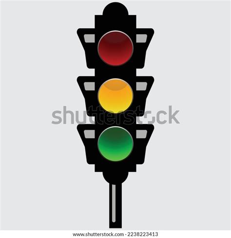 Traffic Light Symbols On White Stock Vector (Royalty Free) 2238223413 | Shutterstock