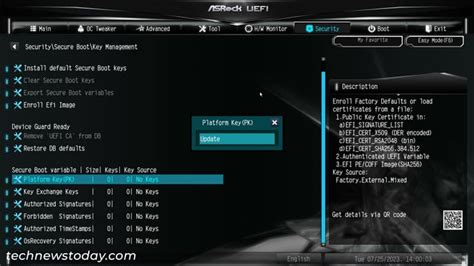 Image result for Install Default Secure Boot Keys