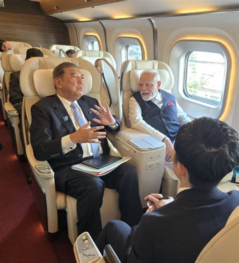 From Tokyo to Sendai: PM Modi takes a bullet train ride with Japan PM ...