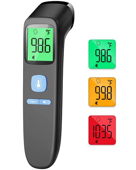 No-Touch Forehead Thermometer for Adults, Infrared Digital Thermometer for Kids, Touchless Baby ...