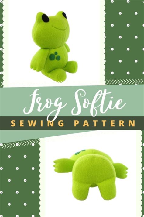 Frog Softie sewing pattern - Sew Modern Kids