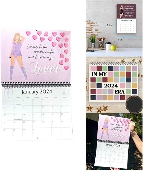 Calendar 2024 New Years Gifts - 1989 Wall Calendar 2024 Wall Decor ...