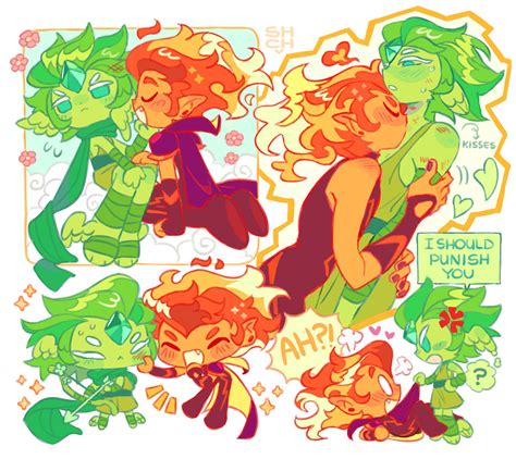 wind archer & fire spirit in 2025 | Cute drawings, Art reference ...