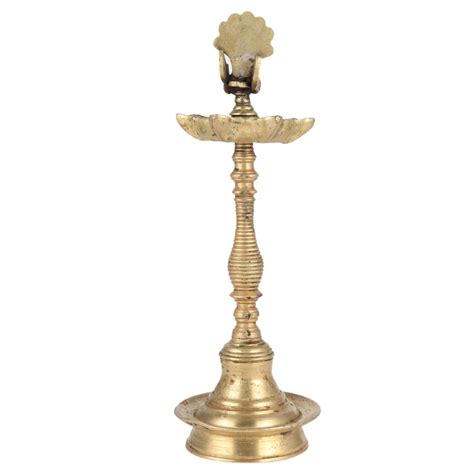 Brass Peacock Kuthuvilakku Oil Lamp