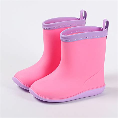 Coollooc Toddler Rain Boots for Boys Girls Waterproof Baby Kids Rain ...
